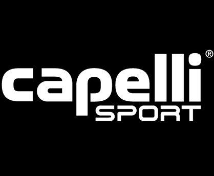 Capelli Sport logo in white on a black background.